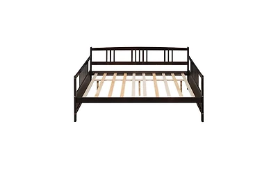 Slickblue Full Size Daybed with Support Legs, Versatile Bed Frame for Living Room & Guest Room