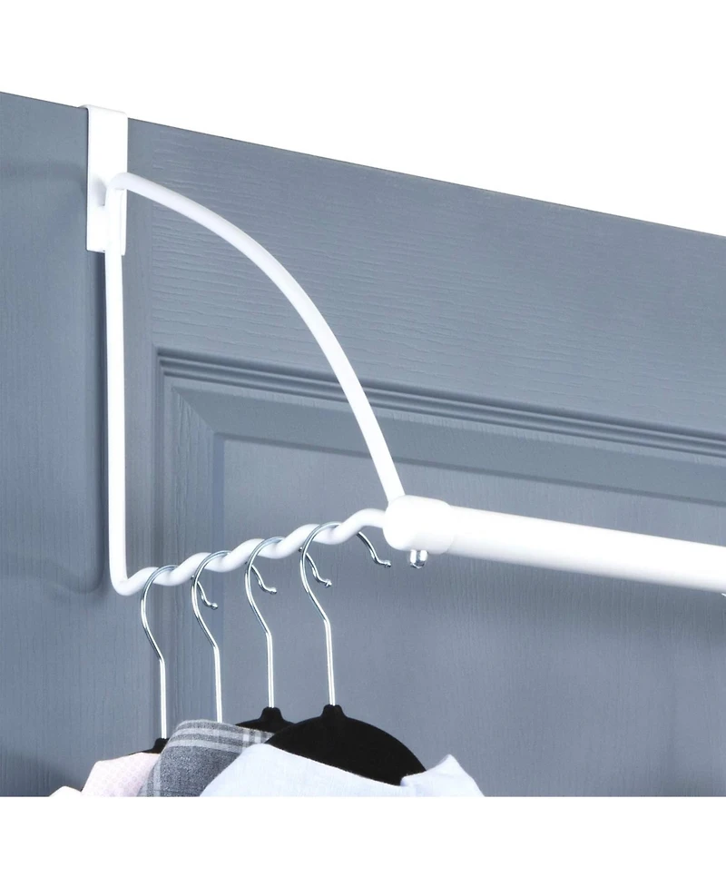 Florida Brands Over The Door Hanger Expandable Rod for Clothes, Towels.