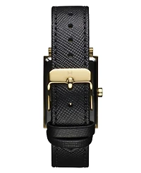 Mvmt Women's Signature Square Black Leather Strap Watch ,24mm