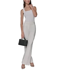 Karl Lagerfeld Paris Savoie Leather Crossbody