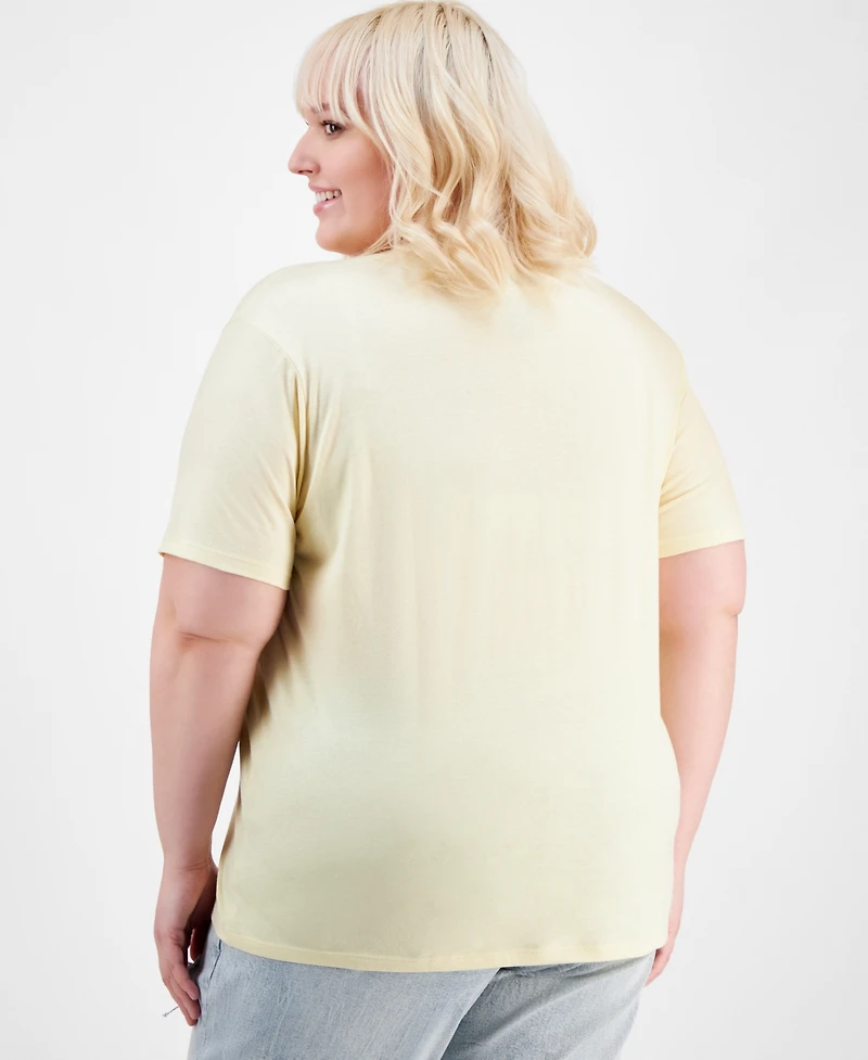 Disney Trendy Plus Size Stitch Cupid T-Shirt