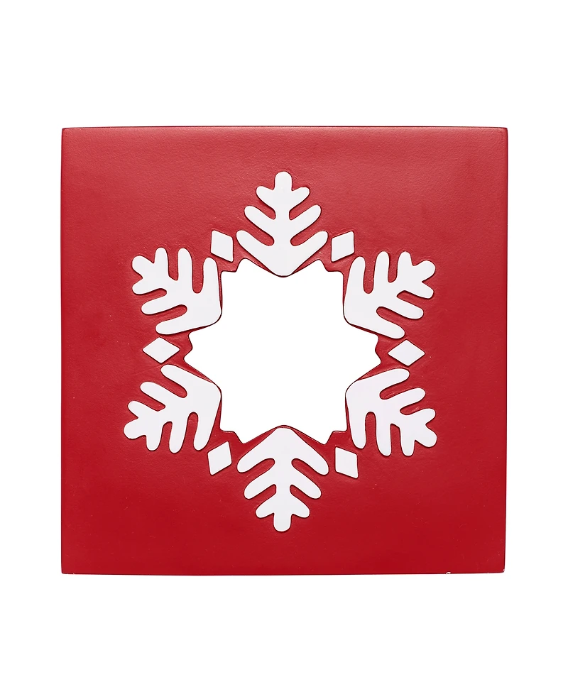 Avanti Winter Snowman Resin Tissue Box Cover