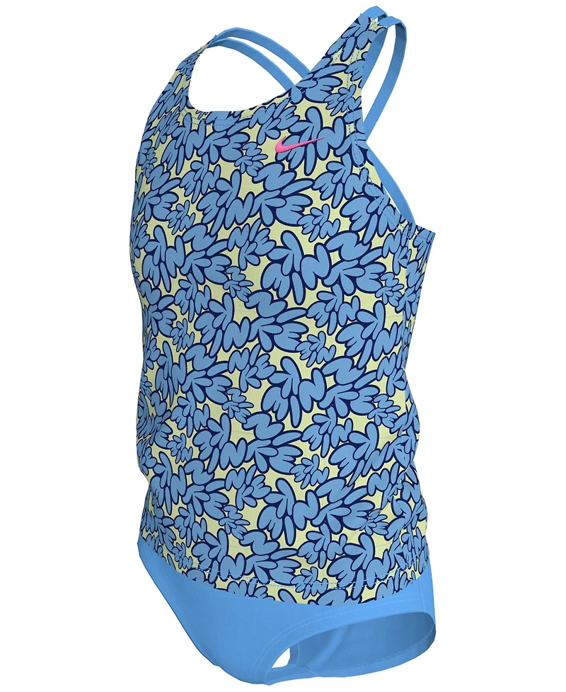 Nike Big Girls Spider-Back Tankini Swimsuit