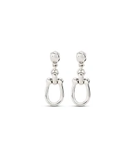 UNOde50 18k Gold-Plated and Silver Metal Alloy Medium Link Earrings