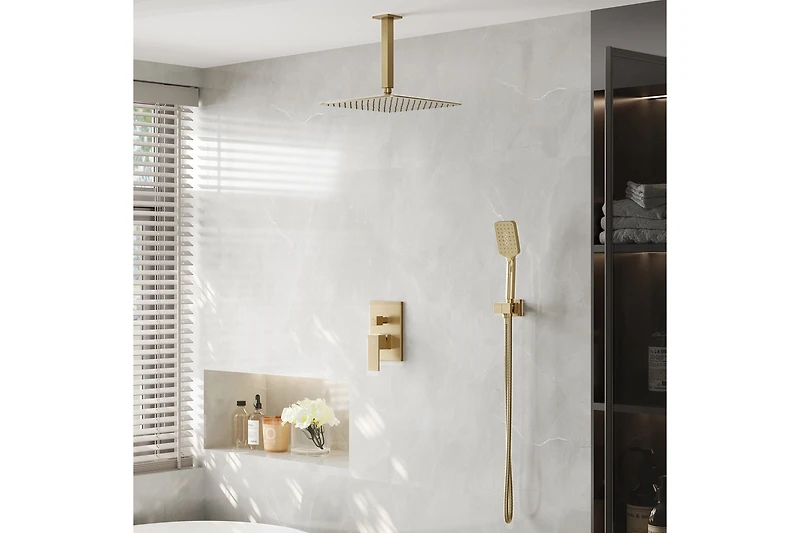 Casainc Bathroom Shower Faucet with Rough-in Valve