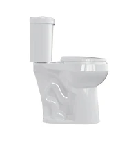 gaomon Two-Piece Elongated Toilet - 19" Bowl Height, Standard Seat Included,Elongated