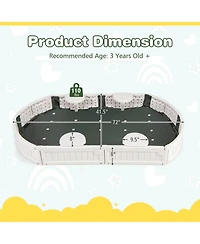 6F Wooden Sandbox with Built-in Corner Seat, Cover, Bottom Liner for Outdoor Play
