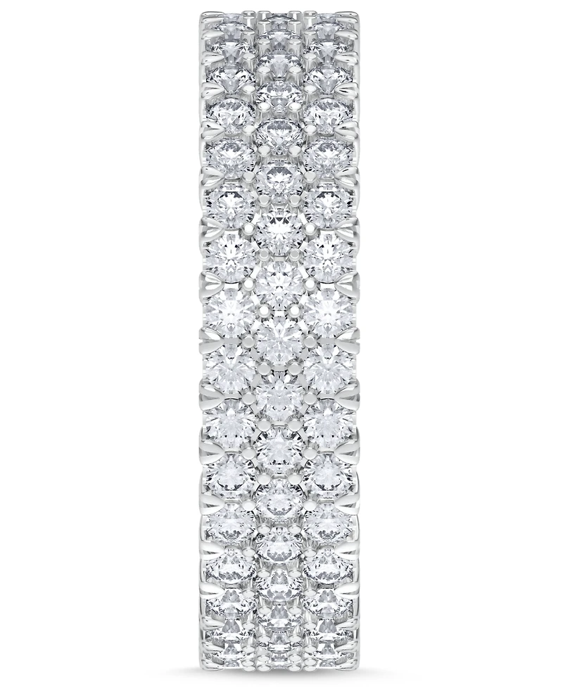 Diamond Three-Row Eternity Band (2 ct. t.w.) Platinum, 14k White Gold, or Rose Gold