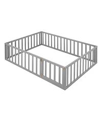Streamdale Full Wood Daybed Frame With Fence
