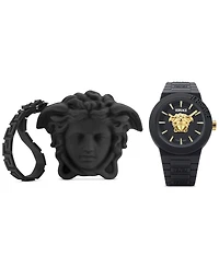 Versace Men's Swiss V-Pop Silicone Strap Watch 43mm