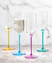 Anton Studio Designs Gala Champagne Flutes, Set of 4