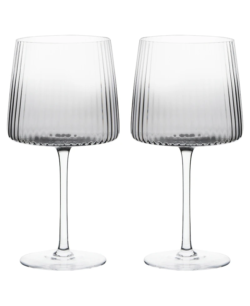 Anton Studio Designs Empire Gin Glasses Smoke, Set of 2