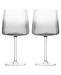 Anton Studio Designs Empire Gin Glasses Smoke, Set of 2