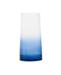 Anton Studio Designs Empire Blue Highball Tumblers, Set of 2