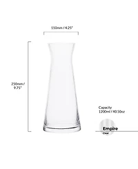 Anton Studio Designs Empire Clear Water Carafe