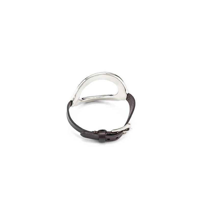 UNOde50 Large Central Oval Buckle Clasp Bracelet
