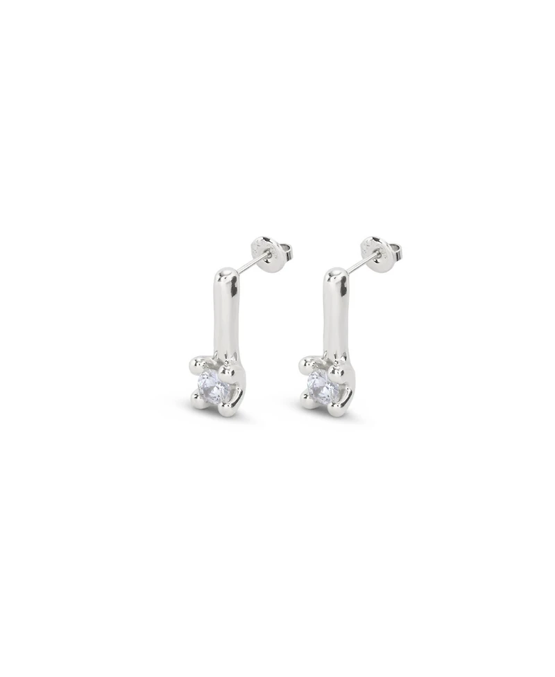 UNOde50 Sterling Silver Plated Metal Alloy Medium Earrings