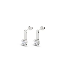 UNOde50 Sterling Silver Plated Metal Alloy Medium Earrings