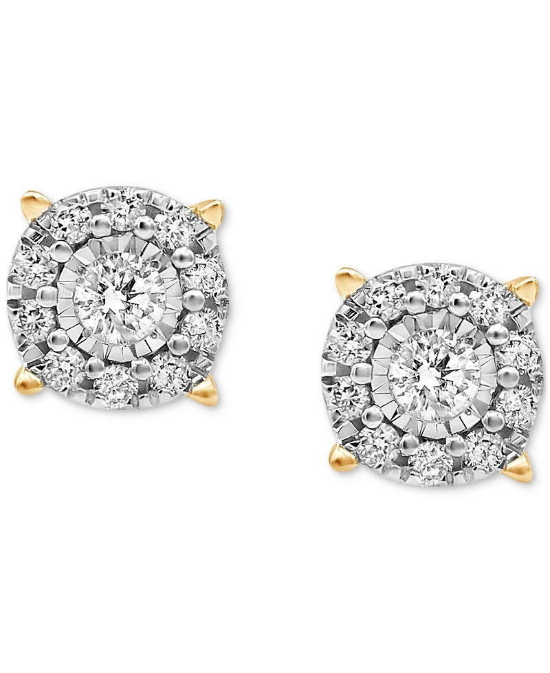 Diamond Stud Earrings (1/3 ct. t.w.) 14K White, Yellow or Rose Gold