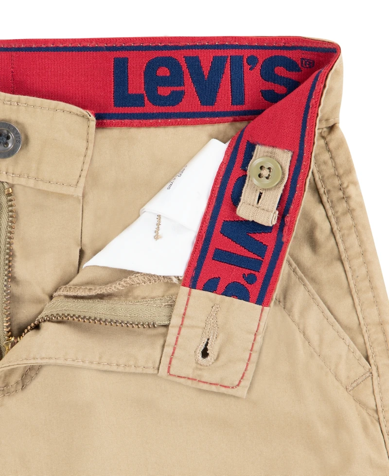 Levi's Little Boys Relaxed Fit Adjustable Waist Cargo Shorts