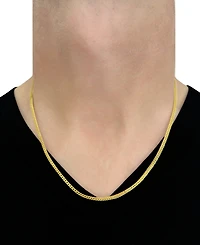 20" Franco Chain Necklace (1-7/8mm) in 14k Gold