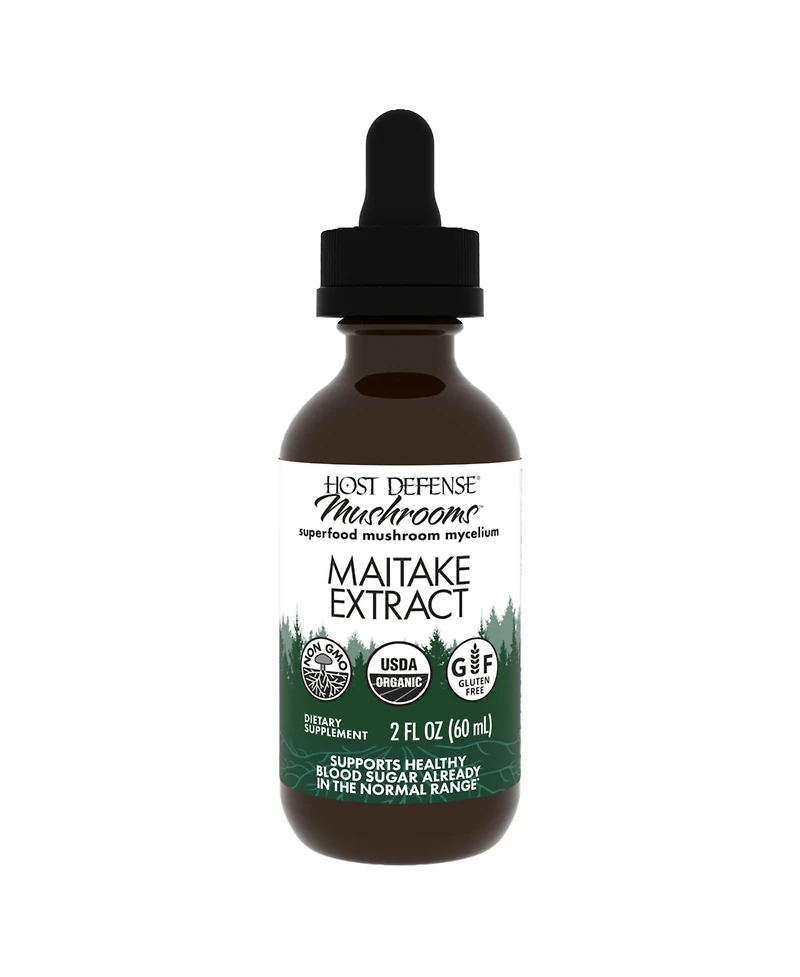 Host Defense Maitake Extract - Immune & Cellular Health Support Supplement - Dietary Herbal Supplement with Maitake Mushroom & Mushroom Mycelium