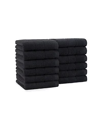 Arkwright Home Family Essentials Washcloths (Pack of 12), 12x12, Cotton