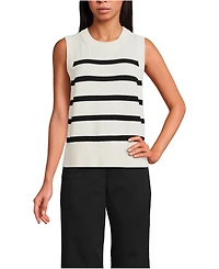 Lands' End Women's Drifter Easy Vest Sweater