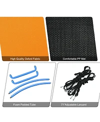 Hongge 700lb Giant 60 Inch Platform Tree Swing for Kids and Adults-Multicolor