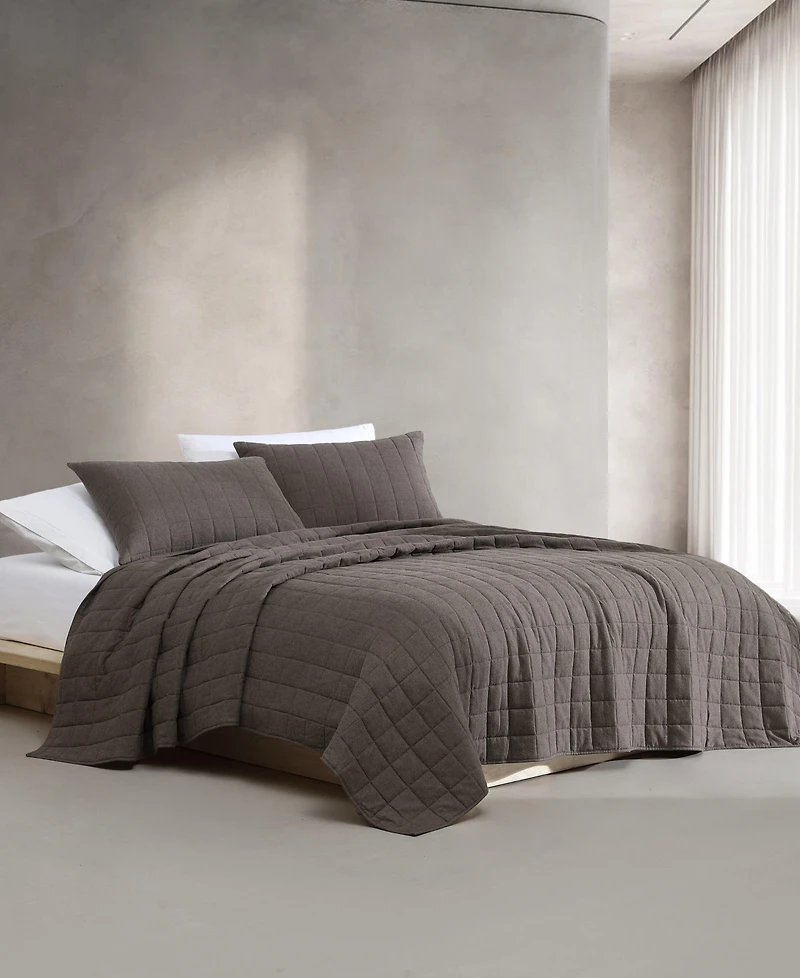 Closeout! Calvin Klein Melange Flannel Quilt