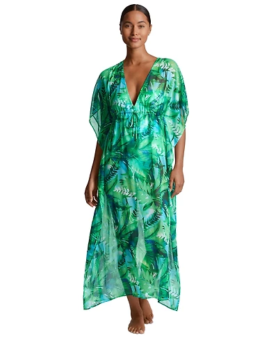 Lauren Ralph Lauren Women's Printed Caftan Swim Cover-Up