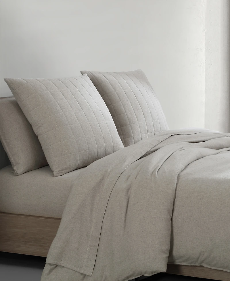 Calvin Klein Melange Flannel Sham Pair