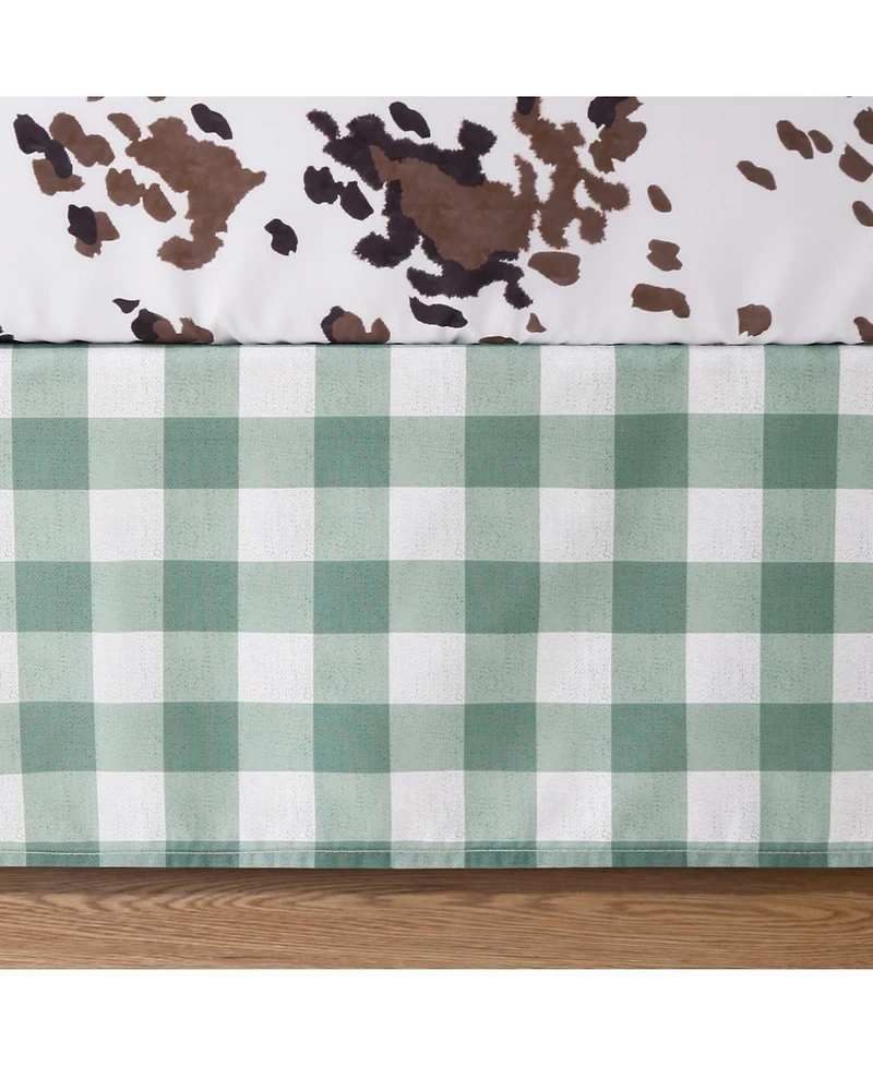 The Peanutshell Crib Bedding Set for Baby Boys, Boho Farm, 3 Pieces