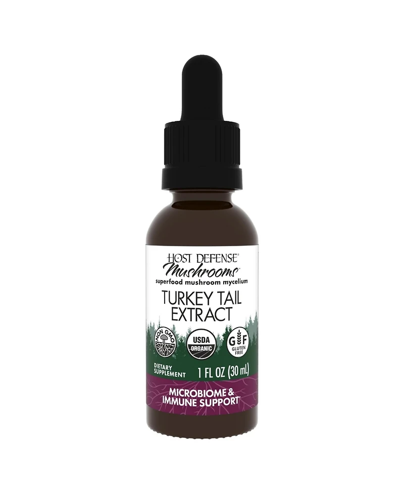 Host Defense Turkey Tail Extract - Digestive Health & Immune Response Support Supplement