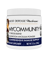 Host Defense MyCommunity Powder - 17 Species Blend Mushroom Supplement for Immune Support