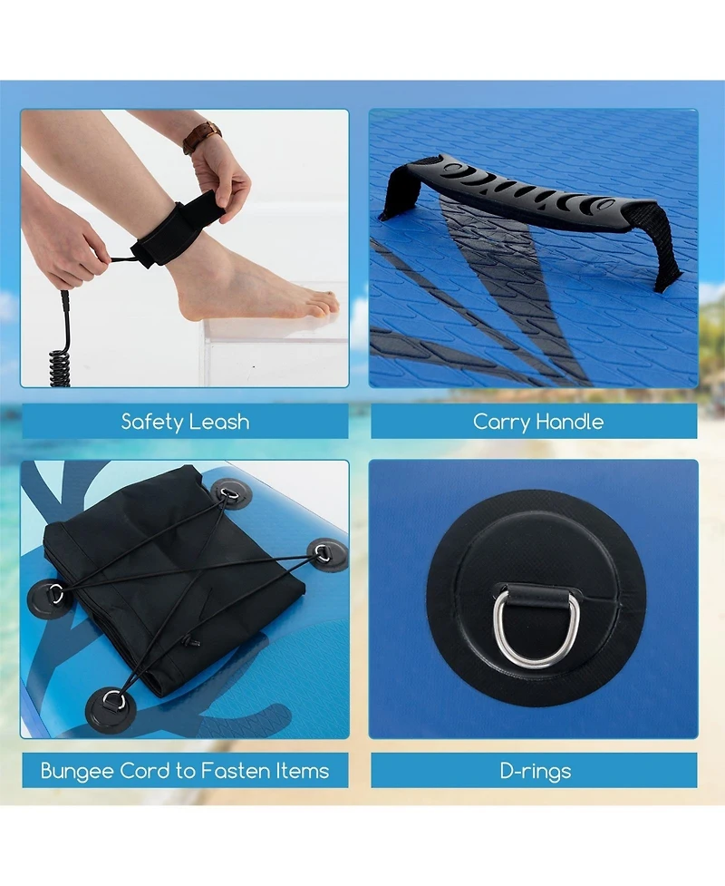 Hongge Inflatable Stand Up Paddle Board Sup Board with Premium Sup Accessories