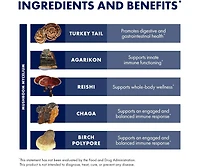 Host Defense MycoShield Throat Spray - Immune Health Support Dietary Mushroom Supplement with Chaga, Reishi