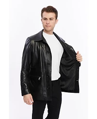 Furniq Uk Men's Genuine Leather Jacket