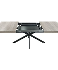 Streamdale Retro Rectangular Stretch Table Versatile Decor & Family Gatherings