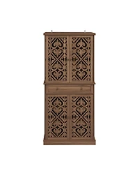 Streamdale 4-Door Cabinet with Drawer and Shelves