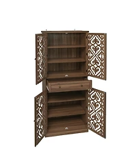 Streamdale 4-Door Cabinet with Drawer and Shelves