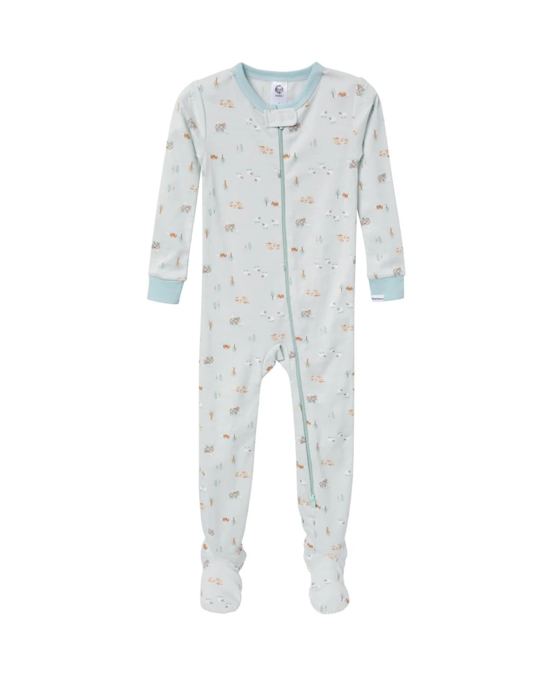 Gerber Toddler Boys Snug Fit Footed Pajamas, 2-Pack