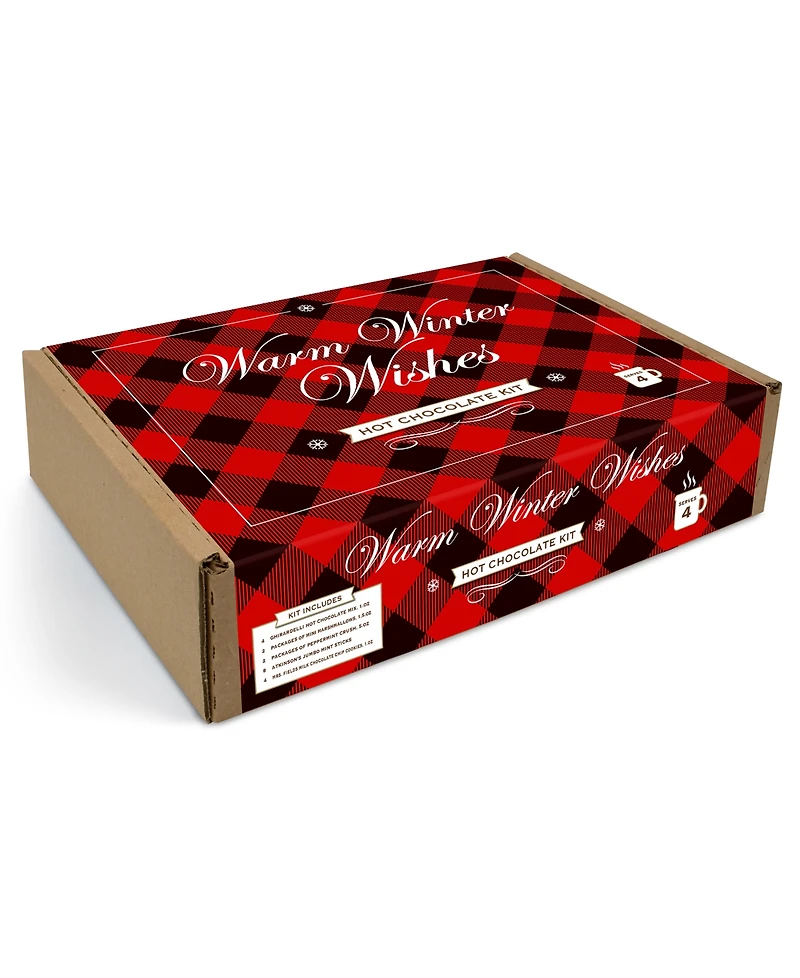 SnackBoxPros Warm Winter Wishes Hot Chocolate Kit, 20 pieces