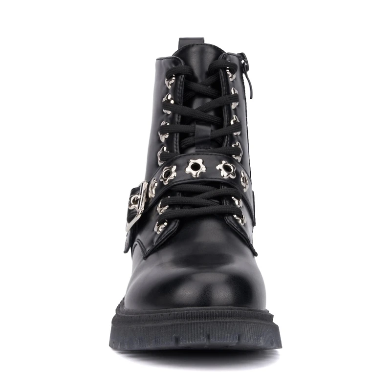 Olivia Miller Little Girls Star Bright Combat Boots