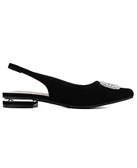Jones New York Women's Quarry Pointed Toe Slingback Flats