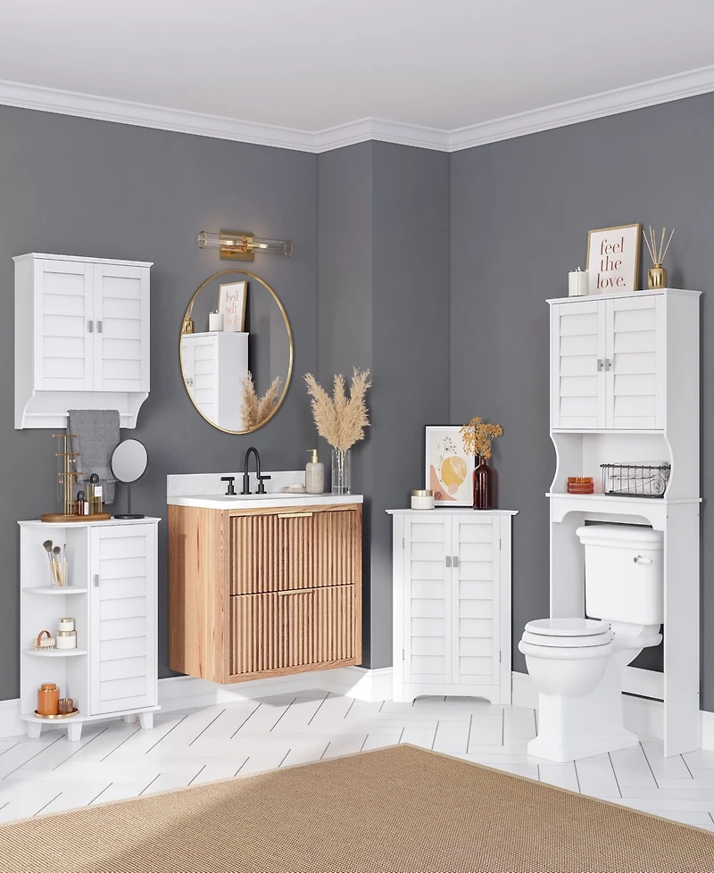 RiverRidge Home 25.25" Two-Door Corner Cabinet (closeout)
