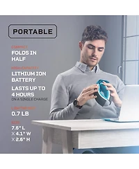 LifePro Eye Massager with Heat & Vibration - Fsa/Hsa Eligible, 4 Modes, Rechargeable, Bluetooth