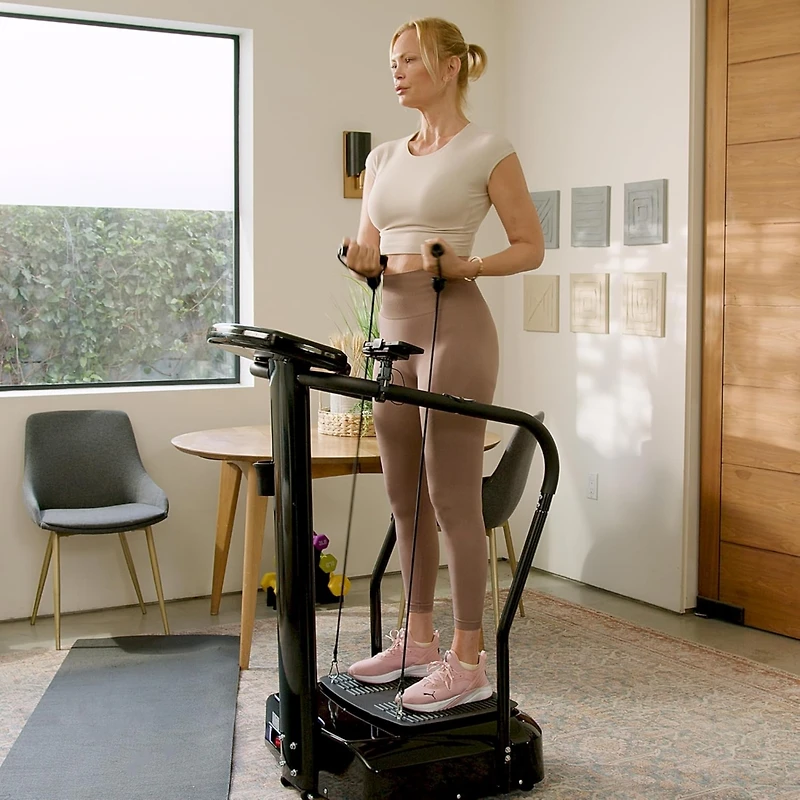 LifePro Vibration Plate with Handles – Exercise Machine for Balance, Lymphatic Drainage & More