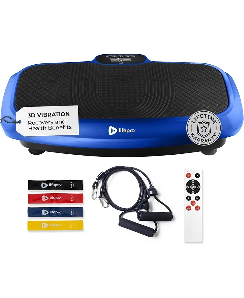 LifePro 3D Vibration Plate – Dual Motor Oscillation & Pulsation for Full Body Home Fitness