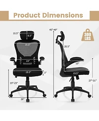Costway Ergonomic Mesh Office Chair Executive Chair with Adjustable Height